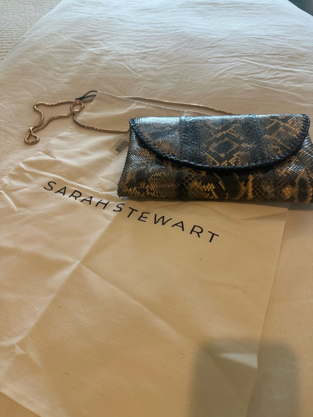 Sarah Stewart Envelope Clutch - Forest Python - Picture 9 of 10